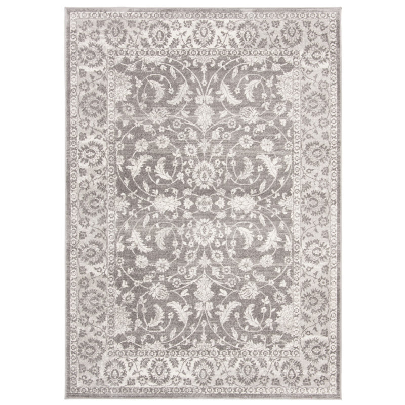 Ophelia & Co. Lamartine Cream/Gray Area Rug & Reviews Wayfair